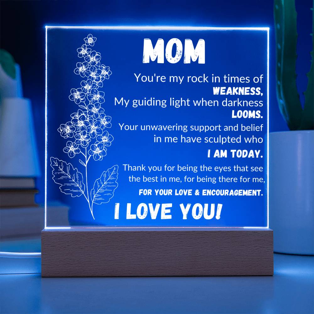 Acrylic Love Lamp for MOM