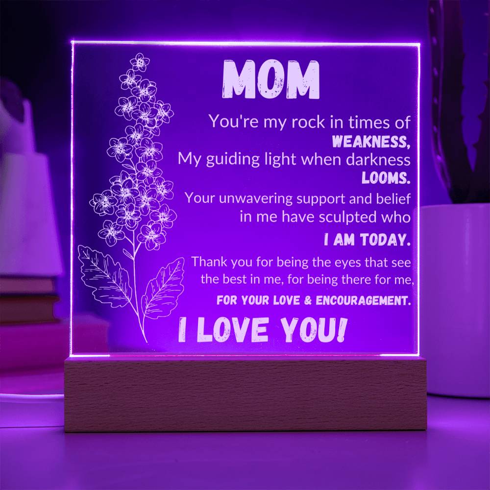 Acrylic Love Lamp for MOM